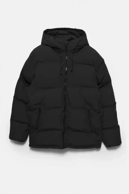 Heat sealed quilted jacket with hood.webp